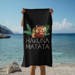 Prosop de plajă Hakuna Matata