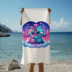 Prosop de plajă Stich loves