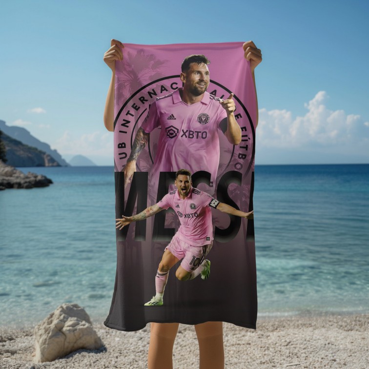 Prosop de plajă Messi Miami