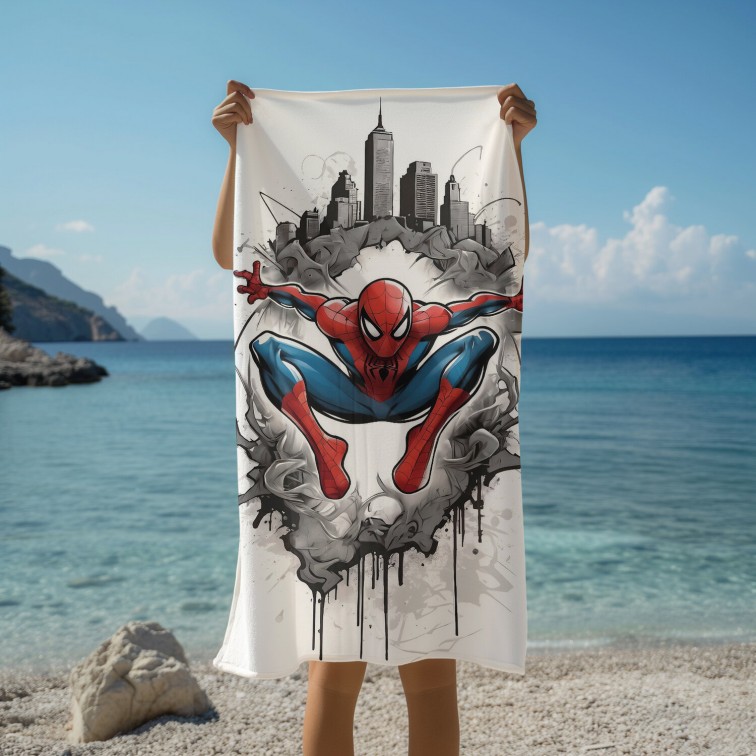 Prosop de plajă Spiderman