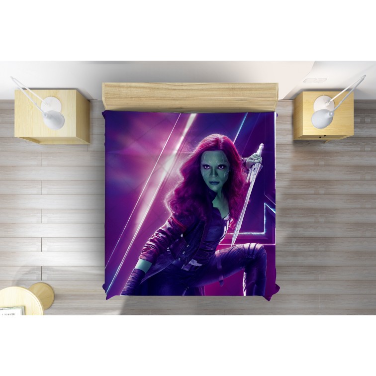 Cuvertură matlasată cu Avengers Gamora