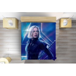 Cuvertură matlasată 3D Văduva neagra din Răzbunătorii - Avengers Infinity  