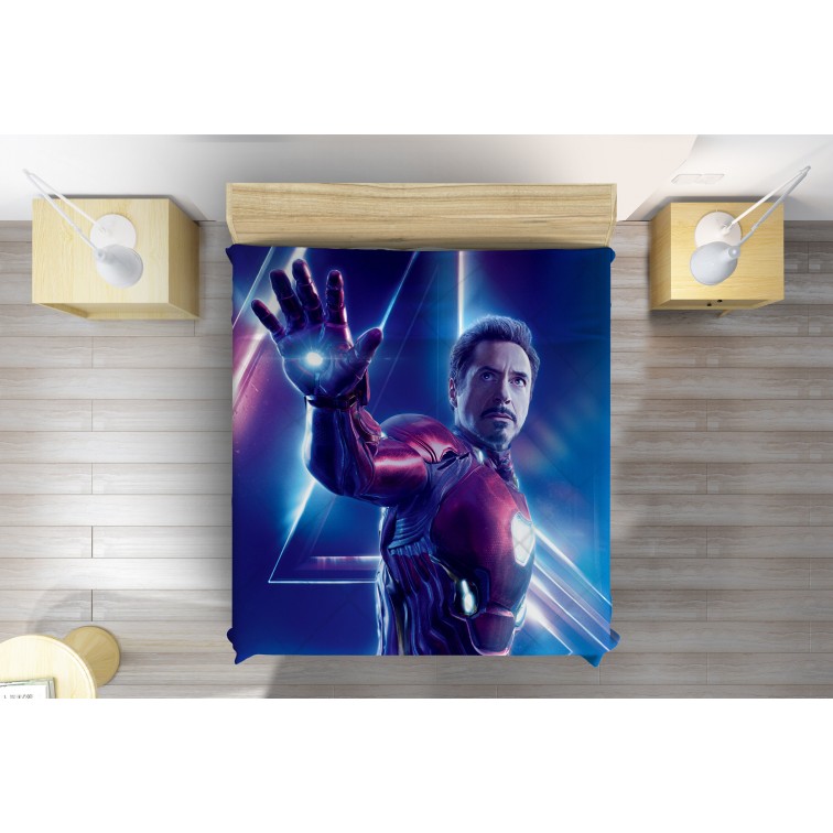 Cuvertură matlasată cu supererou Omul de Oțel Răzbunătorii - Iron Man Avengers Infinity war Cuvertură matlasată cu supererou Omul de Oțel Răzbunătorii - Iron Man Avengers Infinity war