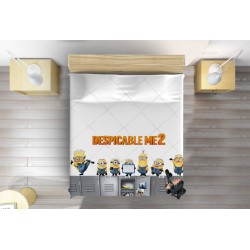 Cuvertură matlasată cu personaje din filme animate Despecable Me