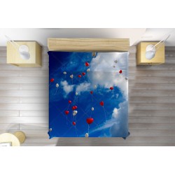 Cuvertura de pat - Balloons in air