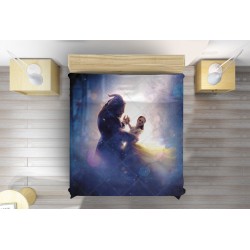 Cuvertură matlasată Frumoasa și bestia - Beauty and The Beast