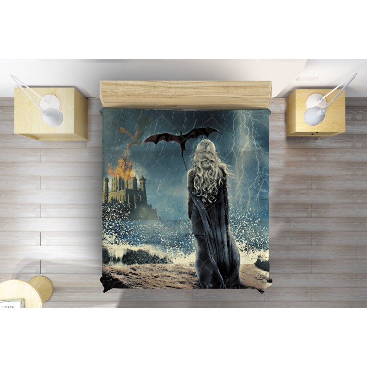 3D Cuvertură matlasată Deneris Urzeala tronurilor - Game of Thrones