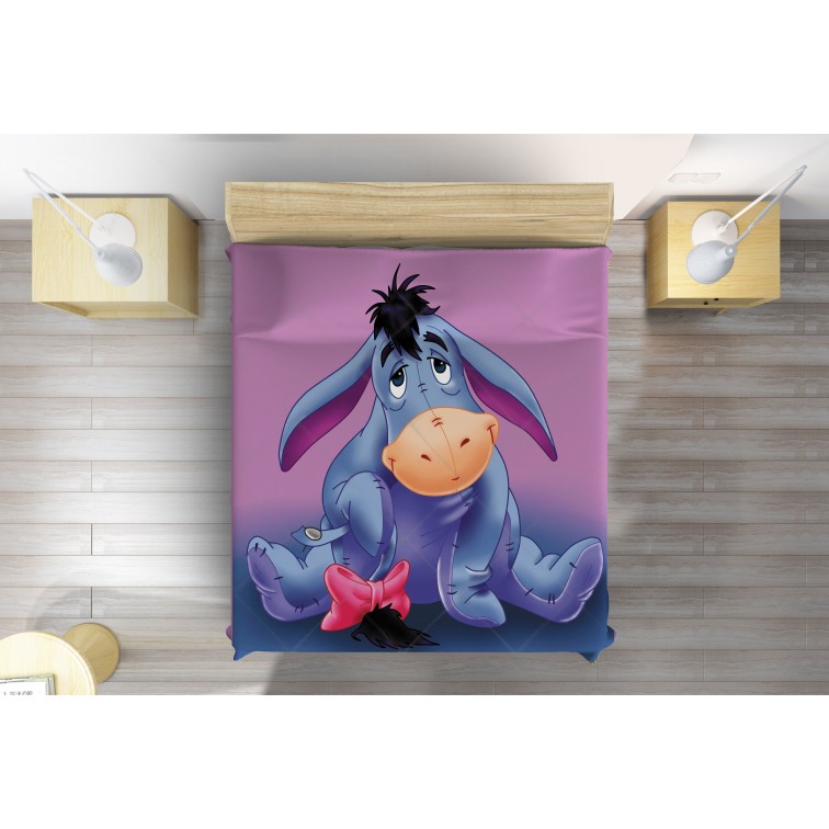 Cuvertură de pat pentru copii Yori - Eeyore Bow