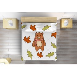 Cuvertura de pat  - Autumn Bear