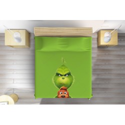 Cuvertură de pat pentru copii Grinch