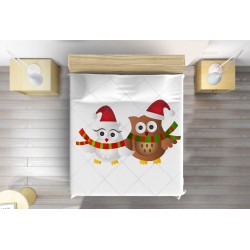 Cuvertura de pat Cracuin - Owl Couple