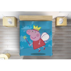 Cuvertură de pat pentru copii Peppa - Purcelușa Peppa