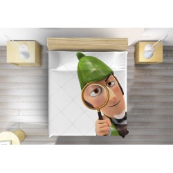 Cuvertură de pat Sherlock Gnomes White