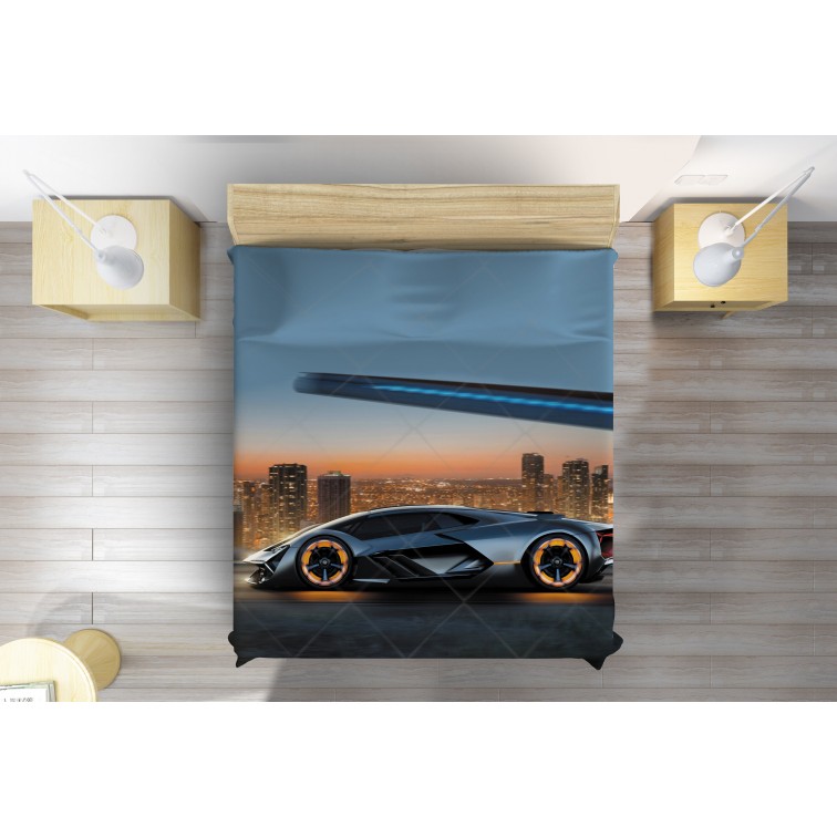 Cuvertură de pat cu Lamborghini Cuvertură de pat cu Lamborghini