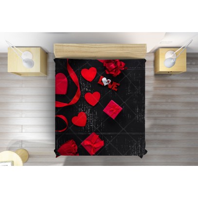 Cuvertură matlasată romantică de Valentines Day - St. Valentine