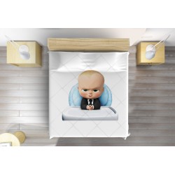 Cuvertură de pat Boss Baby Cine-i șef acasă - Baby Boss Costume
