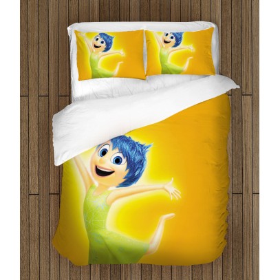 Lenjerie de pat Întors pe dos Bucurie - Inside Out Joy