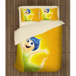 Lenjerie de pat Întors pe dos Bucurie - Inside Out Joy