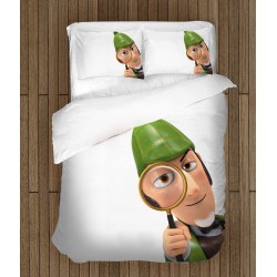 Set de pat spectaculos pentru copii - Sherlock Gnomes