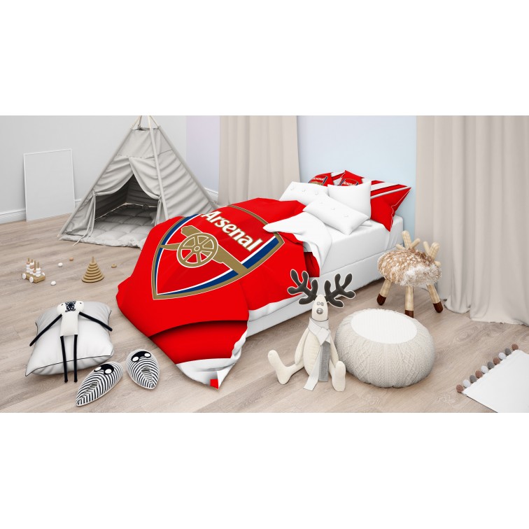 Lenjerie de pat pentru copii Arsenal- Arsenal Red