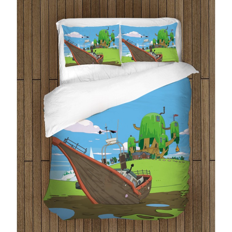 Lenjerie de pat pentru copii 3D Să-nceapă Aventura - Adventure Time Lenjerie de pat pentru copii 3D Să-nceapă Aventura - Adventure Time