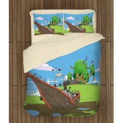 Lenjerie de pat pentru copii 3D Să-nceapă Aventura - Adventure Time Lenjerie de pat pentru copii 3D Să-nceapă Aventura - Adventure Time