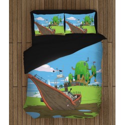 Lenjerie de pat pentru copii 3D Să-nceapă Aventura - Adventure Time Lenjerie de pat pentru copii 3D Să-nceapă Aventura - Adventure Time