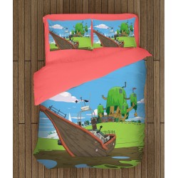 Lenjerie de pat pentru copii 3D Să-nceapă Aventura - Adventure Time Lenjerie de pat pentru copii 3D Să-nceapă Aventura - Adventure Time