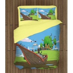Lenjerie de pat pentru copii 3D Să-nceapă Aventura - Adventure Time Lenjerie de pat pentru copii 3D Să-nceapă Aventura - Adventure Time