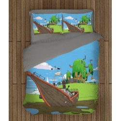 Lenjerie de pat pentru copii 3D Să-nceapă Aventura - Adventure Time Lenjerie de pat pentru copii 3D Să-nceapă Aventura - Adventure Time