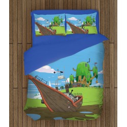 Lenjerie de pat pentru copii 3D Să-nceapă Aventura - Adventure Time Lenjerie de pat pentru copii 3D Să-nceapă Aventura - Adventure Time