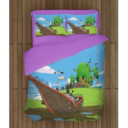 Lenjerie de pat pentru copii 3D Să-nceapă Aventura - Adventure Time Lenjerie de pat pentru copii 3D Să-nceapă Aventura - Adventure Time