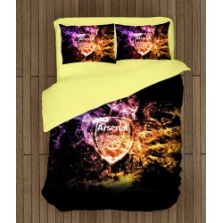 Lenjerie de pat Fotbal Arsenal- Arsenal Art