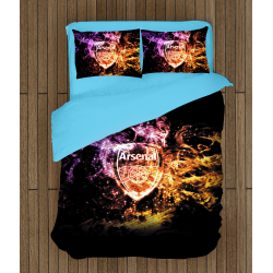 Lenjerie de pat Fotbal Arsenal- Arsenal Art