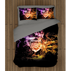 Lenjerie de pat Fotbal Arsenal- Arsenal Art
