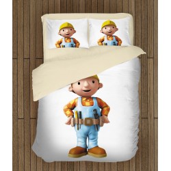 3D Lenjerie de pat Bob constructorul - Bob The Builder 3D Lenjerie de pat Bob constructorul - Bob The Builder