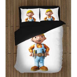 3D Lenjerie de pat Bob constructorul - Bob The Builder 3D Lenjerie de pat Bob constructorul - Bob The Builder
