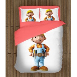 3D Lenjerie de pat Bob constructorul - Bob The Builder 3D Lenjerie de pat Bob constructorul - Bob The Builder