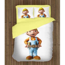 3D Lenjerie de pat Bob constructorul - Bob The Builder 3D Lenjerie de pat Bob constructorul - Bob The Builder