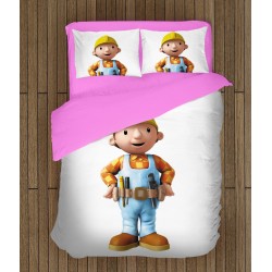 3D Lenjerie de pat Bob constructorul - Bob The Builder 3D Lenjerie de pat Bob constructorul - Bob The Builder