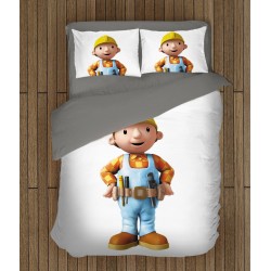 3D Lenjerie de pat Bob constructorul - Bob The Builder 3D Lenjerie de pat Bob constructorul - Bob The Builder