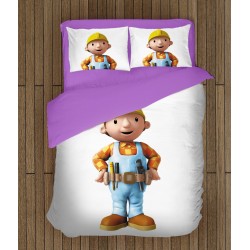 3D Lenjerie de pat Bob constructorul - Bob The Builder 3D Lenjerie de pat Bob constructorul - Bob The Builder