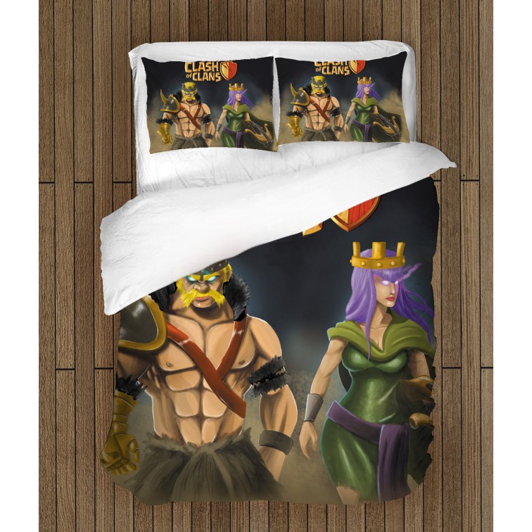 Cearșafuri de pat pentru copii de game Clash of Clans Cearșafuri de pat pentru copii de game Clash of Clans