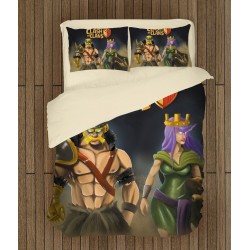 Cearșafuri de pat pentru copii de game Clash of Clans Cearșafuri de pat pentru copii de game Clash of Clans