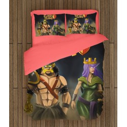Cearșafuri de pat pentru copii de game Clash of Clans Cearșafuri de pat pentru copii de game Clash of Clans