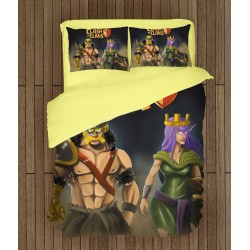 Cearșafuri de pat pentru copii de game Clash of Clans Cearșafuri de pat pentru copii de game Clash of Clans
