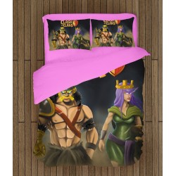 Cearșafuri de pat pentru copii de game Clash of Clans Cearșafuri de pat pentru copii de game Clash of Clans