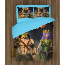 Cearșafuri de pat pentru copii de game Clash of Clans Cearșafuri de pat pentru copii de game Clash of Clans