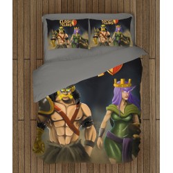 Cearșafuri de pat pentru copii de game Clash of Clans Cearșafuri de pat pentru copii de game Clash of Clans