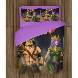 Cearșafuri de pat pentru copii de game Clash of Clans Cearșafuri de pat pentru copii de game Clash of Clans